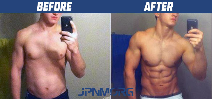 clenbuterol results before and after